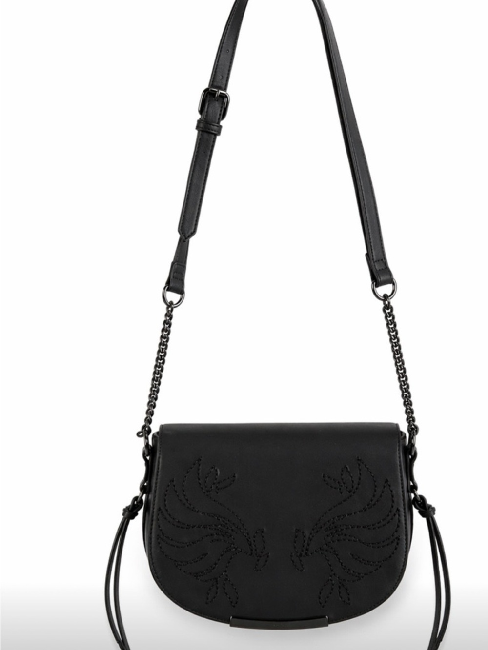 ‼️SALE‼️ Aldo Black Chain-Strap Crossbody Bag